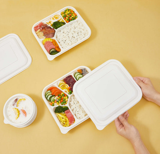 Con-starch easy take away box for Lunch Dinner using in hotel and  restaurant