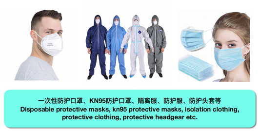 Melt-blow nonwovens for mask and protective clothing